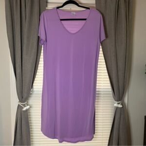 O Thread & Co Purple T-shirt Dress
